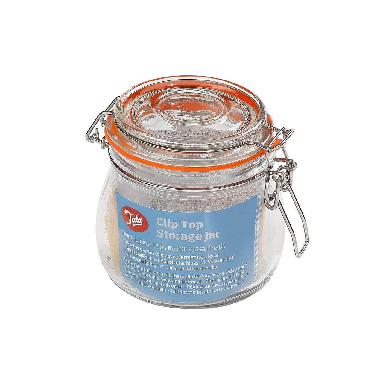 TALA AIRTIGHT LEVER ARM STORAGE JAR 500 ML - Cloud Nine Stores