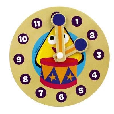 Cbeebies My First Wooden Clock - Assorted - Cloud Nine Stores