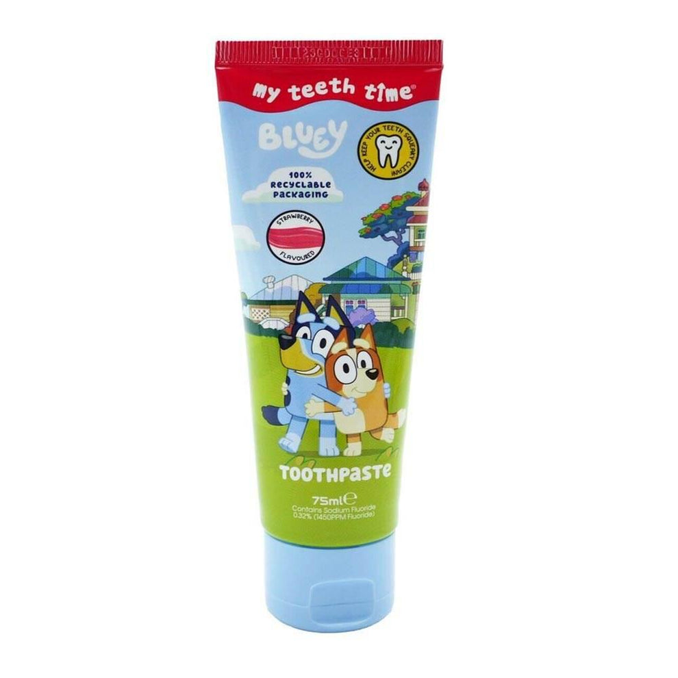 Bluey Children's Toothpaste - 75ML - Strawberry Flavor Pack