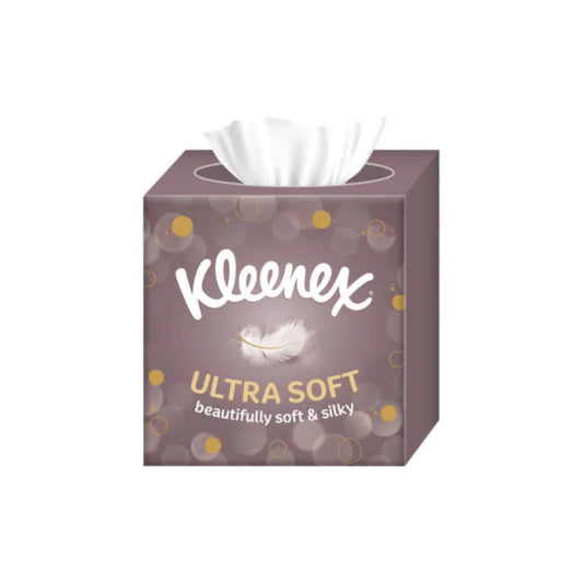 Kleenex Ultra Soft Facial Tissues, Tissues Box SMALL CUBE BOX