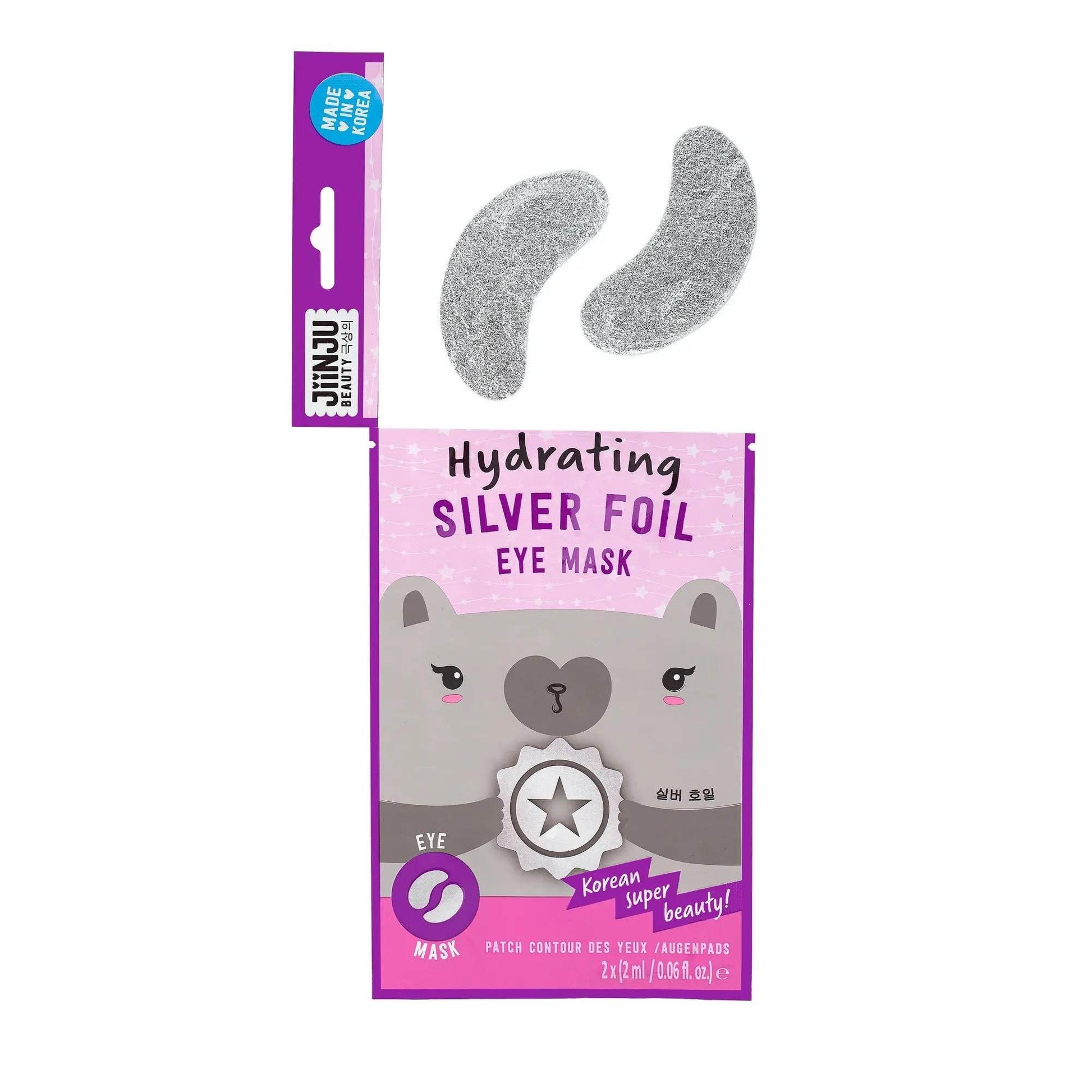 JIINJU Hydrating Silver Foil Eye Mask - Cloud Nine Stores