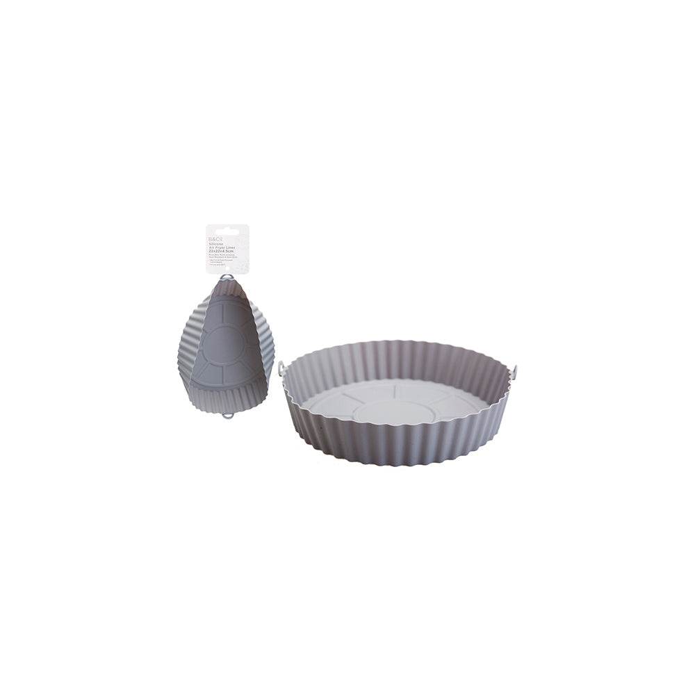 B&CO AIR FRYER SILICONE LINER 22X22X4.5CM - Cloud Nine Stores