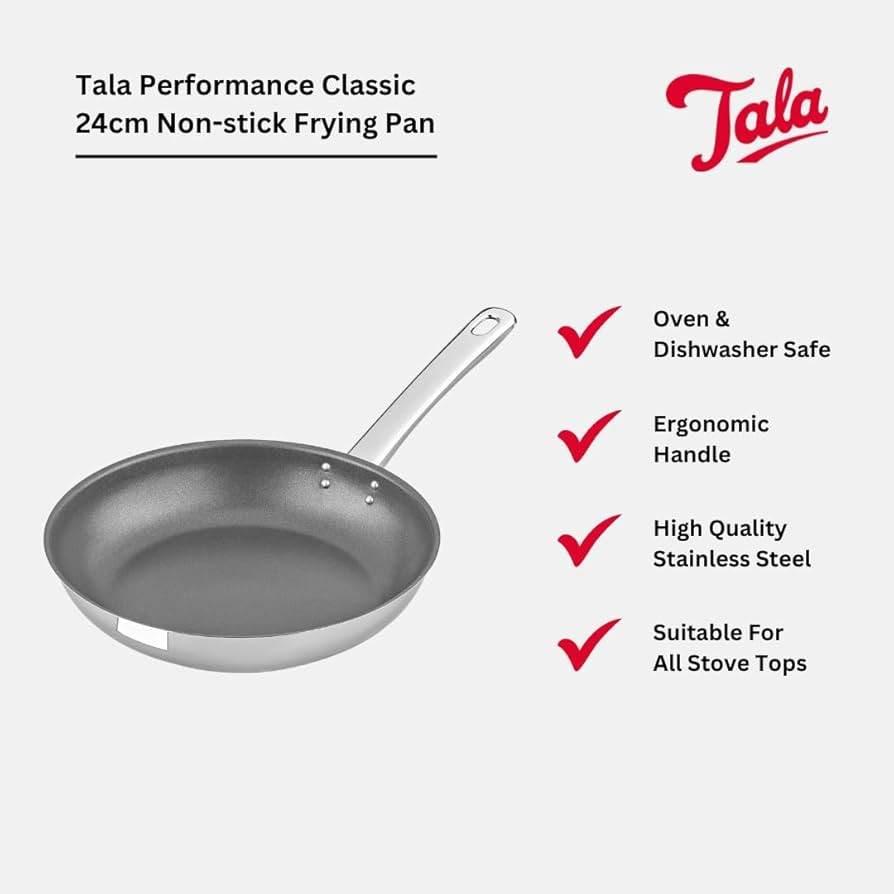 TALA PERFORMANCE SUPERIOR GRADE 26CM STAINLESS STEEL NON STICK FRYING PAN - Cloud Nine Stores