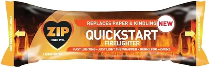 Zip Quickstart Firelighter Block Instant Light Chimenea Firepit Firelighter 150g - Cloud Nine Stores Cloud Nine Stores