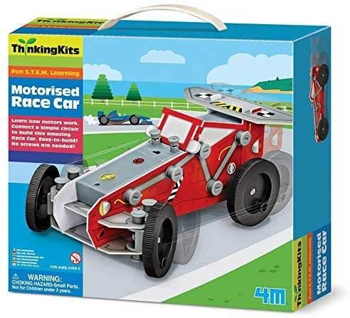 Thinking Kits Fun Stem Learning 4M Mechno Motorised Kit Race Car - Cloud Nine Stores
