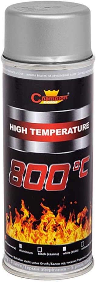 Paint Factory 400 mL Silver Heat Resistant Paint Spray - Cloud Nine Stores Cloud Nine Stores