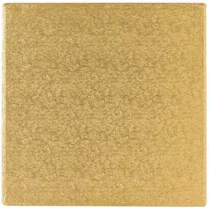 8'' Single Colourful Cake Board Square Thick Drum 12mm - Cloud Nine Stores