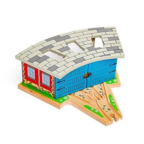 Triple Engine Shed - Bigjigs - Cloud Nine Stores
