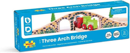 Three Arch Bridge - Bigjigs - Cloud Nine Stores