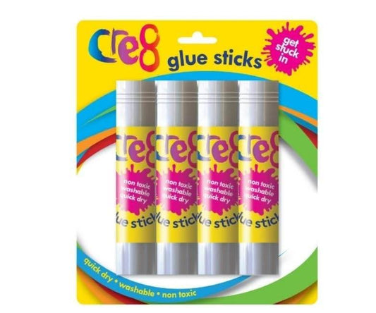Cre8 Glue Sticks 4 Pack - Cloud Nine Stores