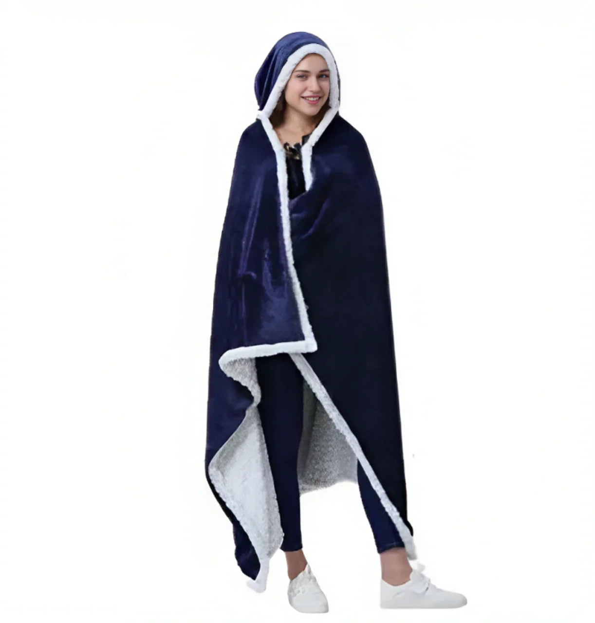 Soft & Snug Hooded Blankets With Sherpa