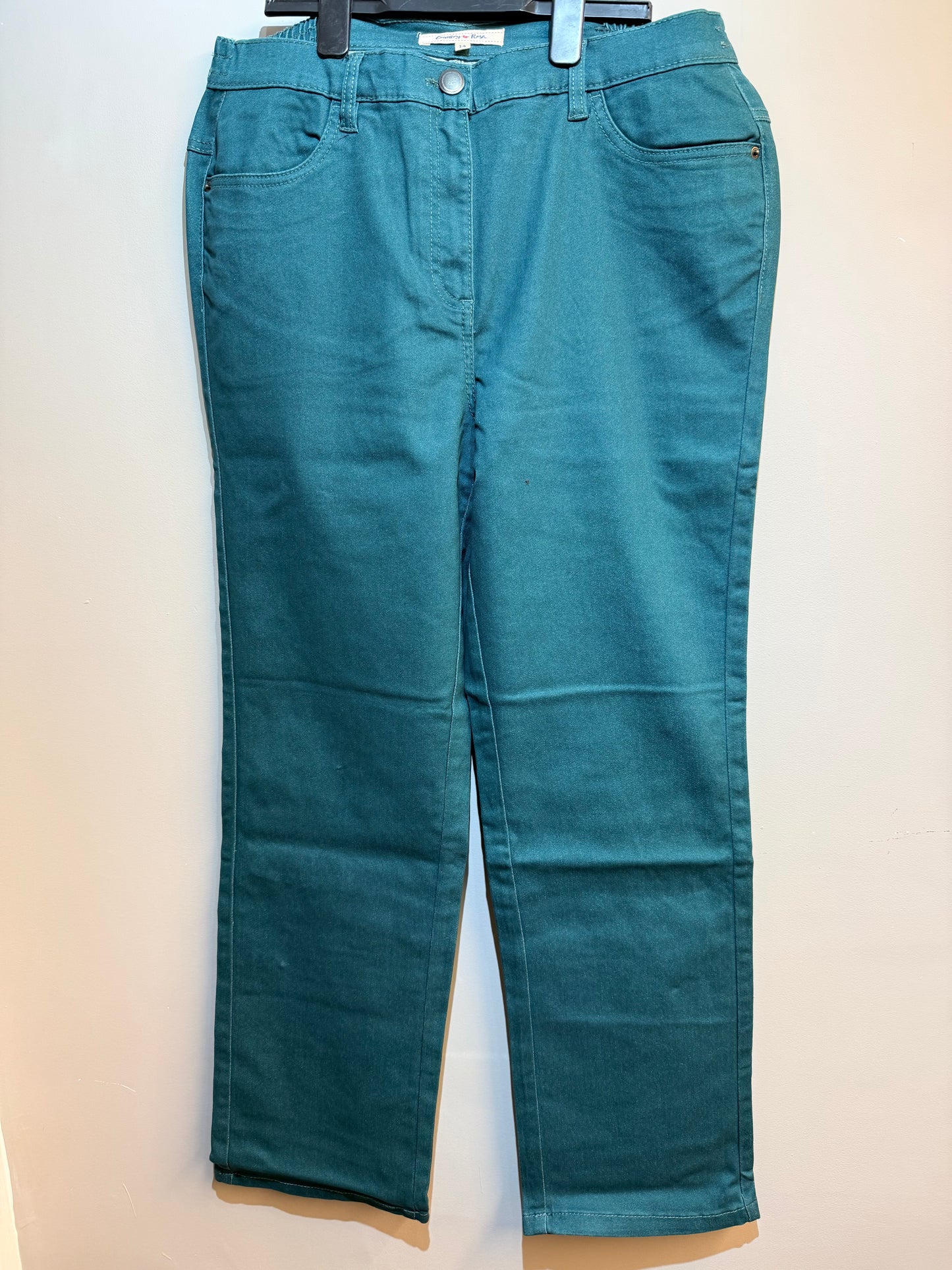 Ladies Country Rose Green Jeans Cloud Nine Stores