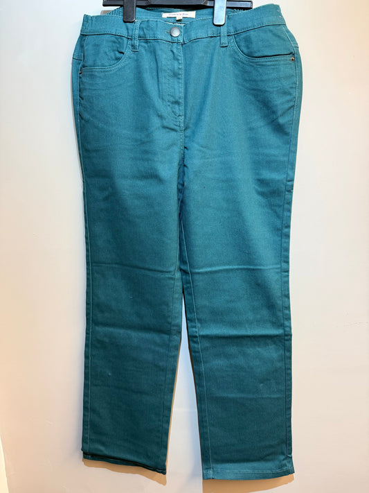 Ladies Country Rose Green Jeans