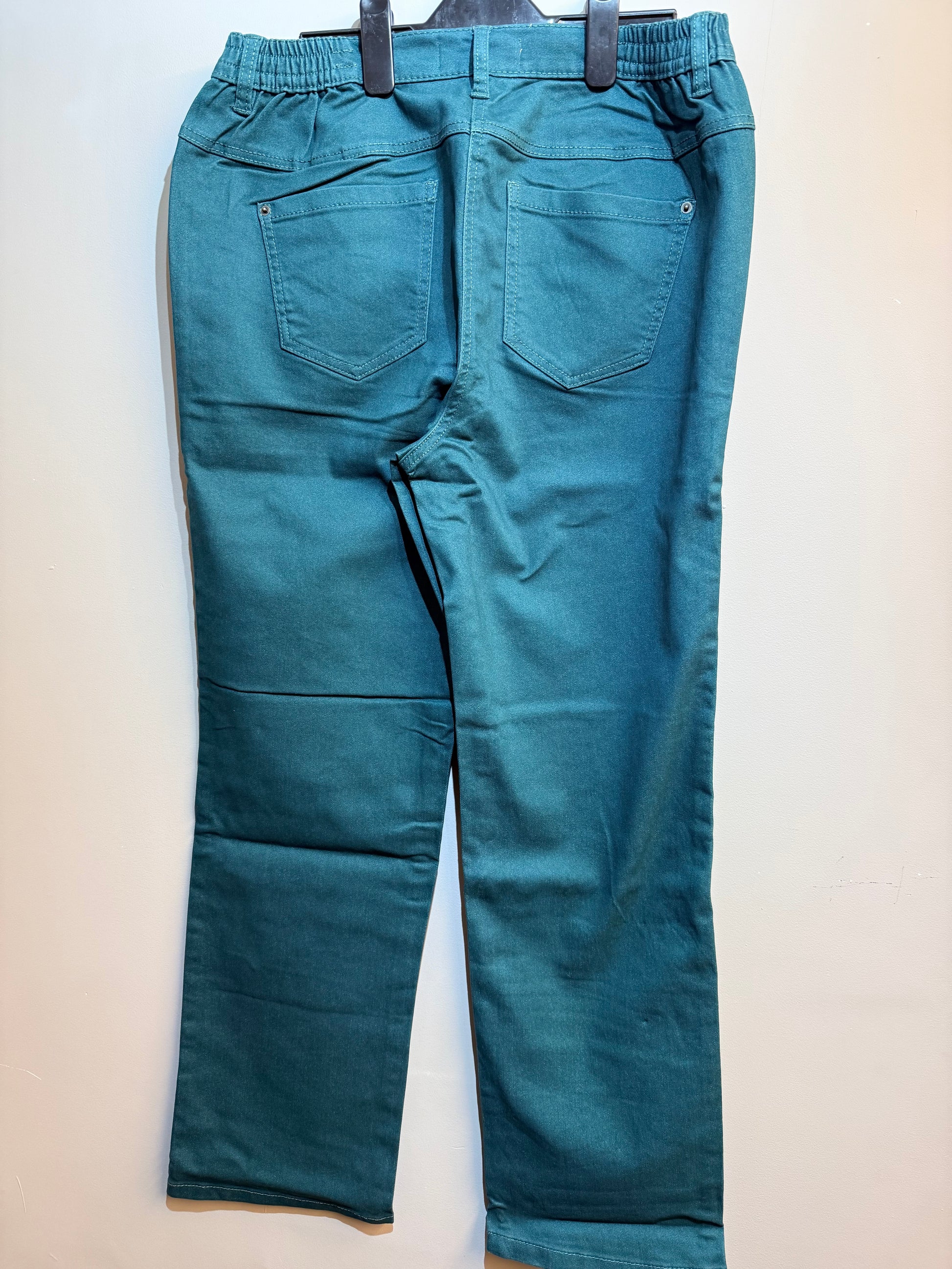 Ladies Country Rose Green Jeans