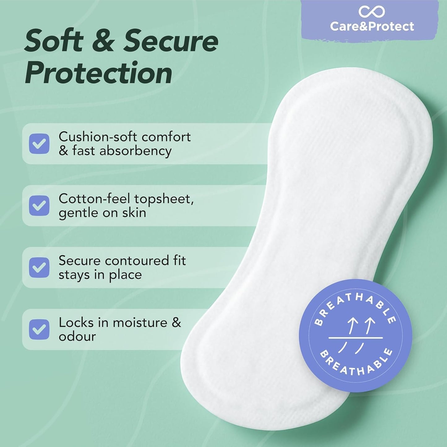 5 x INTERLUDE CARE & PROTECT MAXI DAY PADS SIZE 1 10 PACK Cloud Nine Stores
