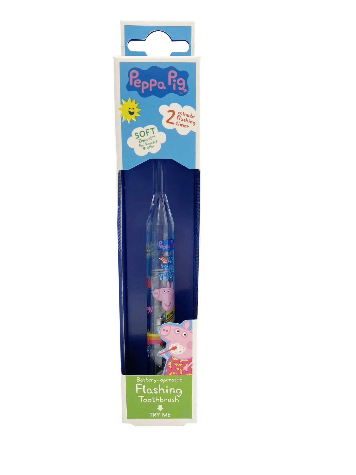 PEPPA PIG FLASHING TOOTHBRUSH - Cloud Nine Stores
