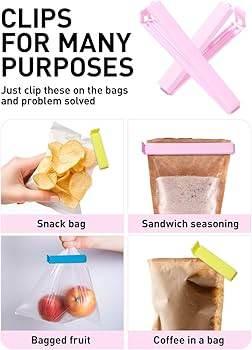 Natural Bag Sealing Clips 13pk - Cloud Nine Stores