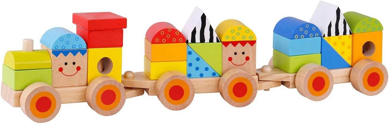 Stacking Train - Tooky Toys - Cloud Nine Stores