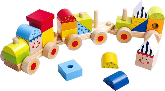 Stacking Train - Tooky Toys - Cloud Nine Stores