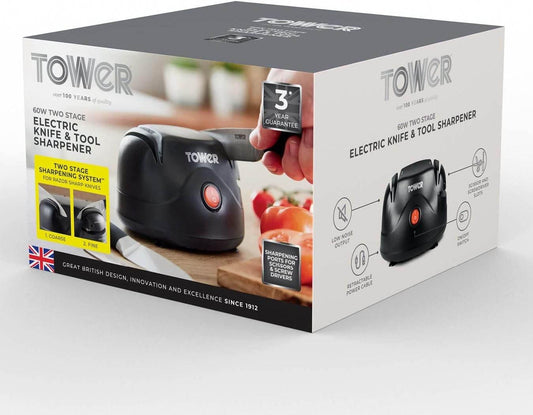 Tower T19029 Knife & Scissor Sharpener - Cloud Nine Stores