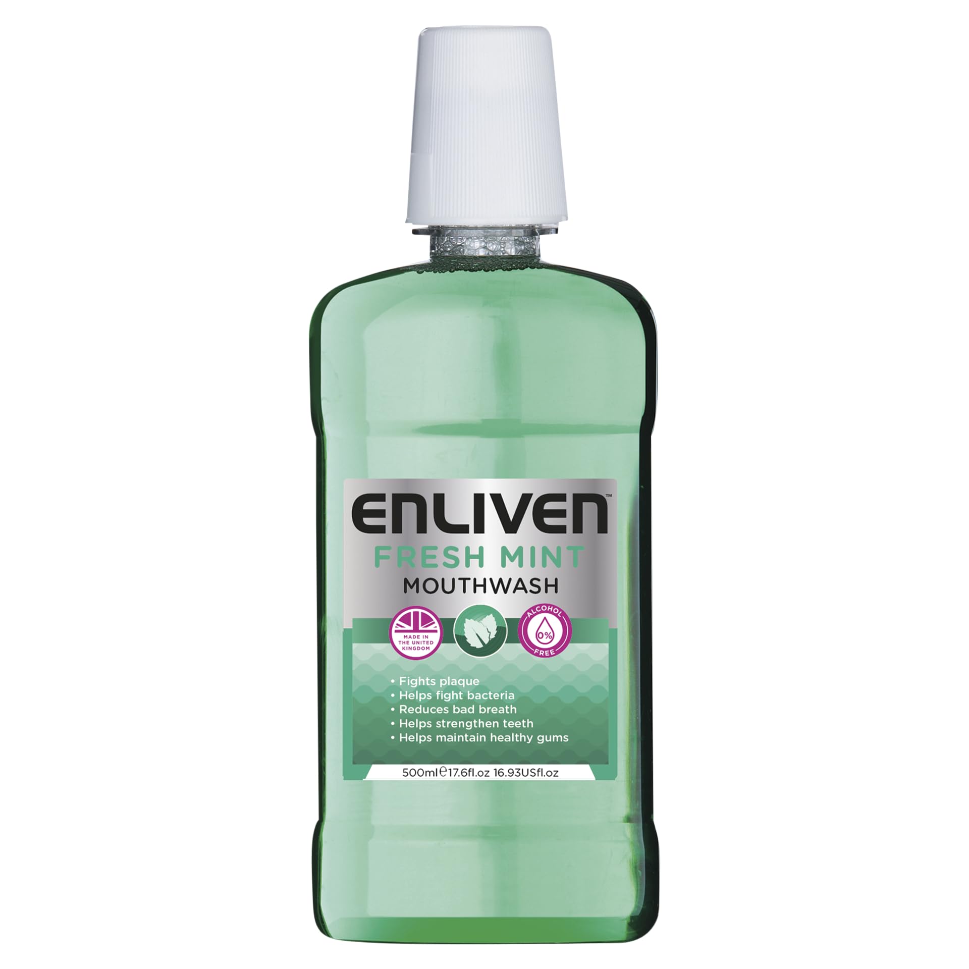 Enliven Fresh Mint Mouthwash
