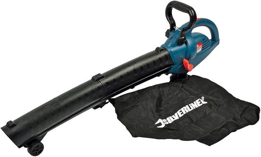 Silverline 731590 Silverstorm Blower Vacuum, 2500 W - Cloud Nine Stores
