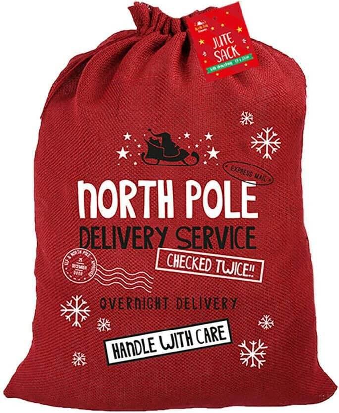 Jute Christmas Sack - Cloud Nine Stores