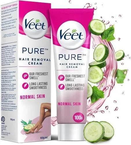 Veet Silk & Fresh Hair Removal Cream, Normal Skin -100 g - Cloud Nine Stores