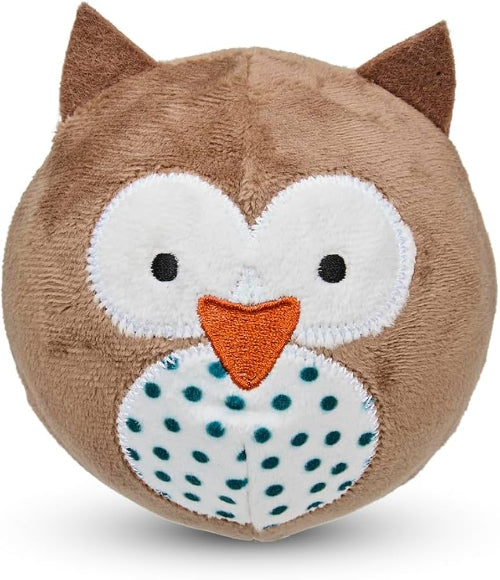 Round Owl Plush Ball Dog Toy Cloud Nine Stores