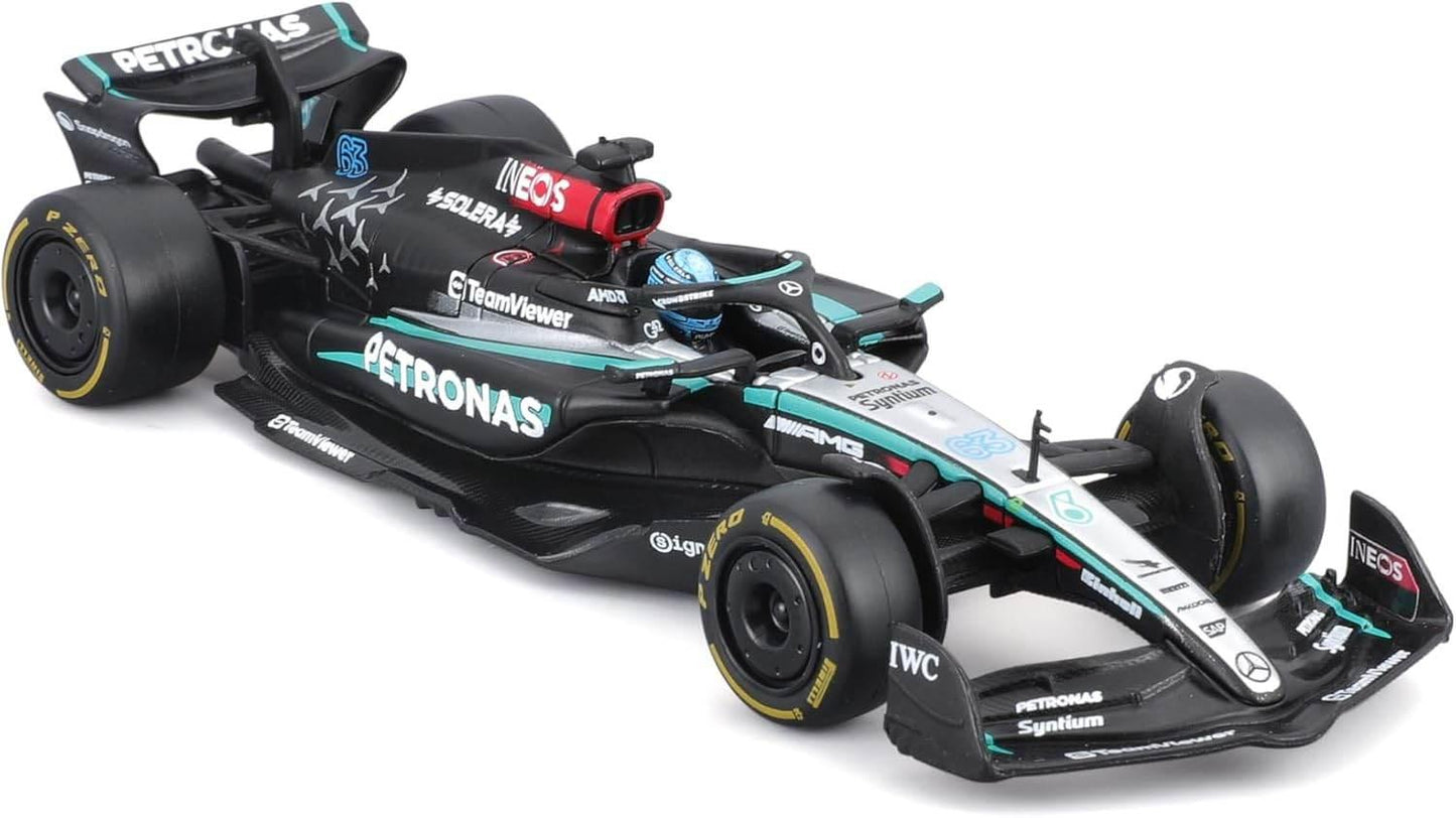 F1 Mercedes AMG W15 2024 with Helmet Russell - Cloud Nine Stores