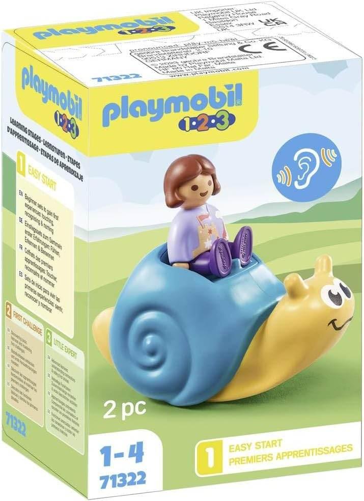 PLAYMOBIL #71322 1.2.3 Rocking Snail with Rattle - Cloud Nine Stores