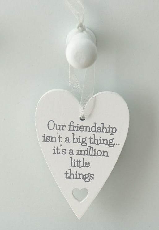 Hanging Friendship Signs, Portland Living 7cm - Cloud Nine Stores