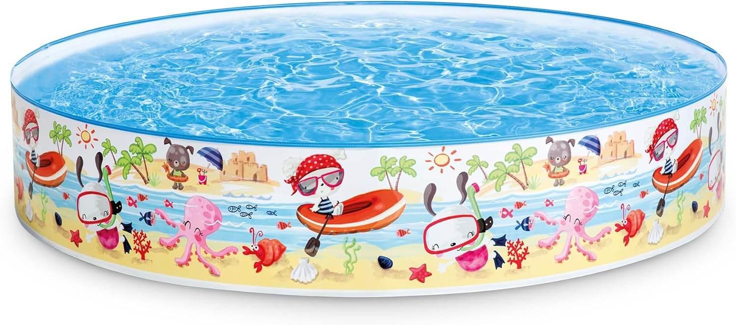 Intex Wetset Collection- 4' Snapset Pool Multi-Colour - Cloud Nine Stores