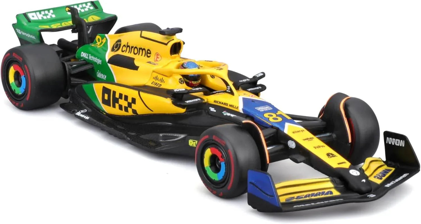 F1 McLaren MCL38 2024 with Helmet Norris Senna Livery - Cloud Nine Stores