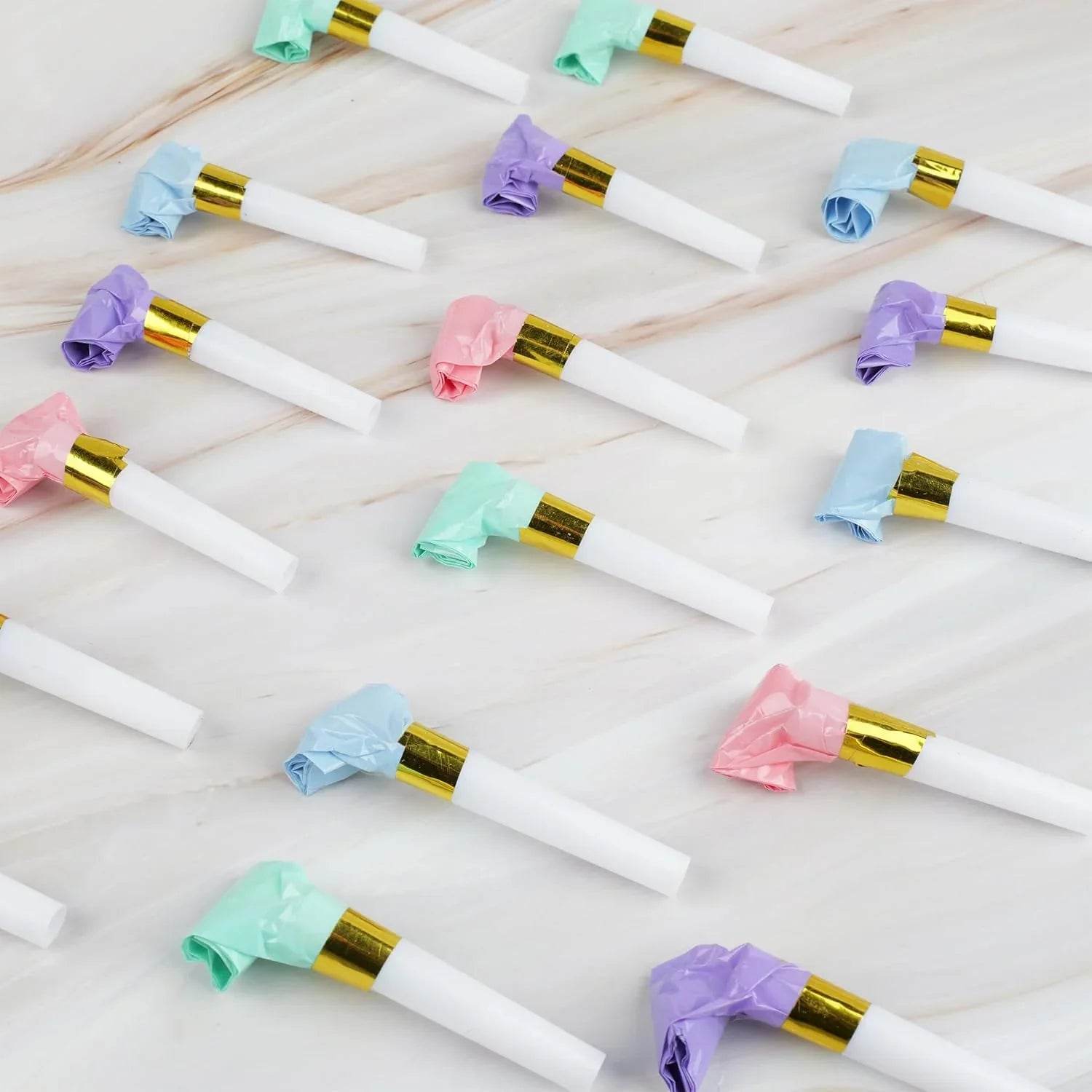 Pastel Party Blowers - 20pk - Cloud Nine Stores