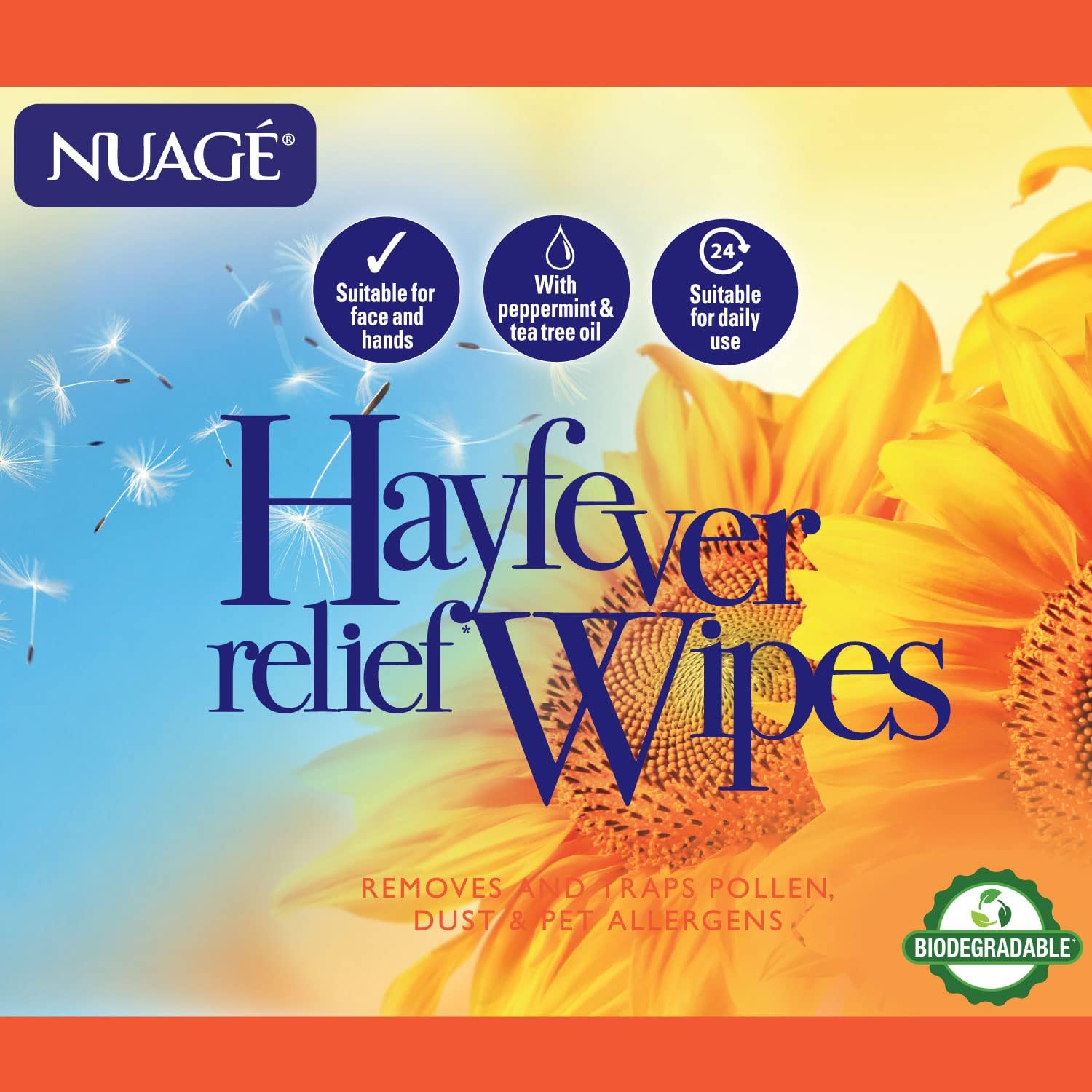 NUAGE HAYFEVER RELIEF WIPES 30PK