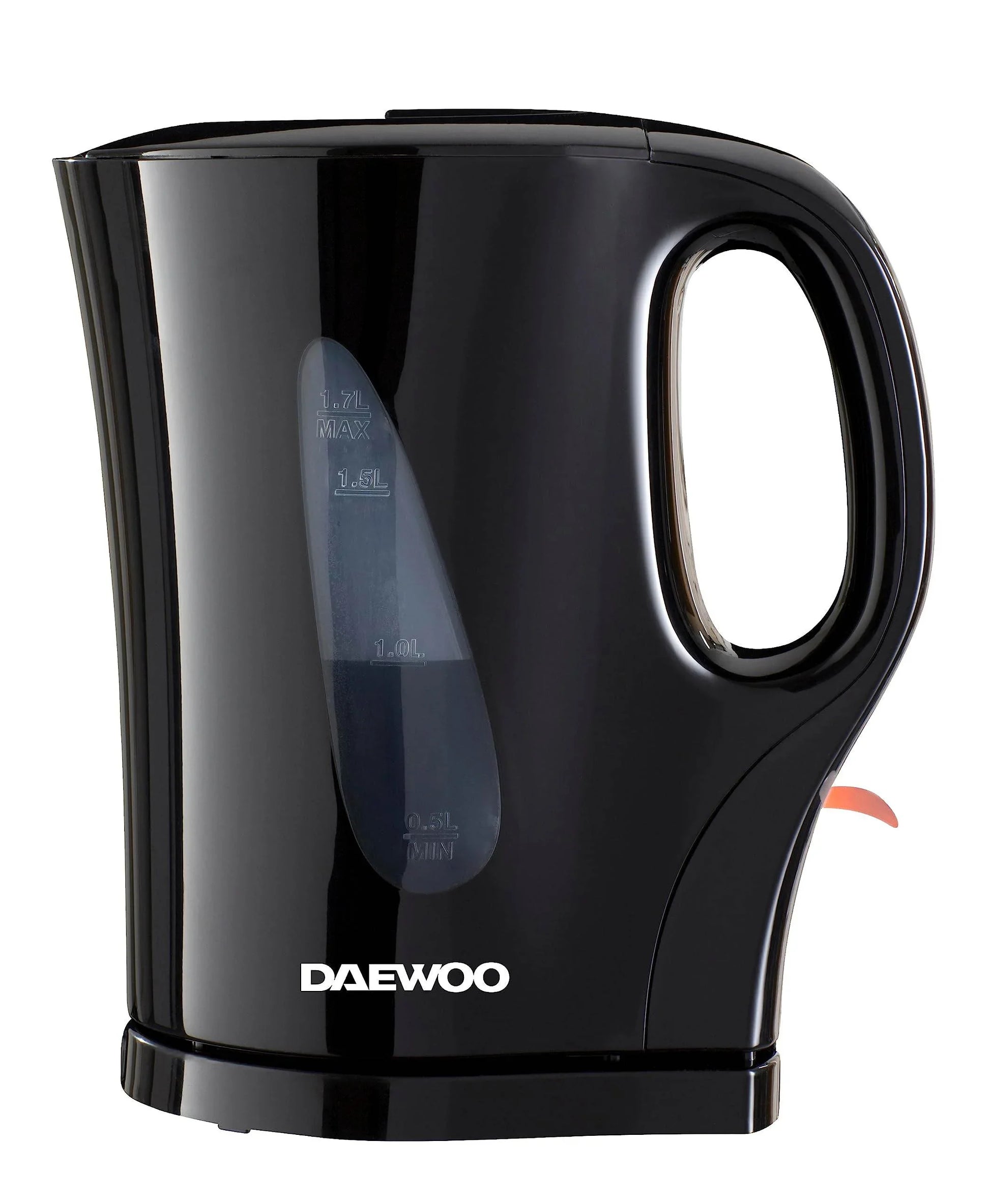 Daewoo Essentials, Plastic Kettle, Black, 1.7 Litre Capacity, Fill 7 Cups - Cloud Nine Stores