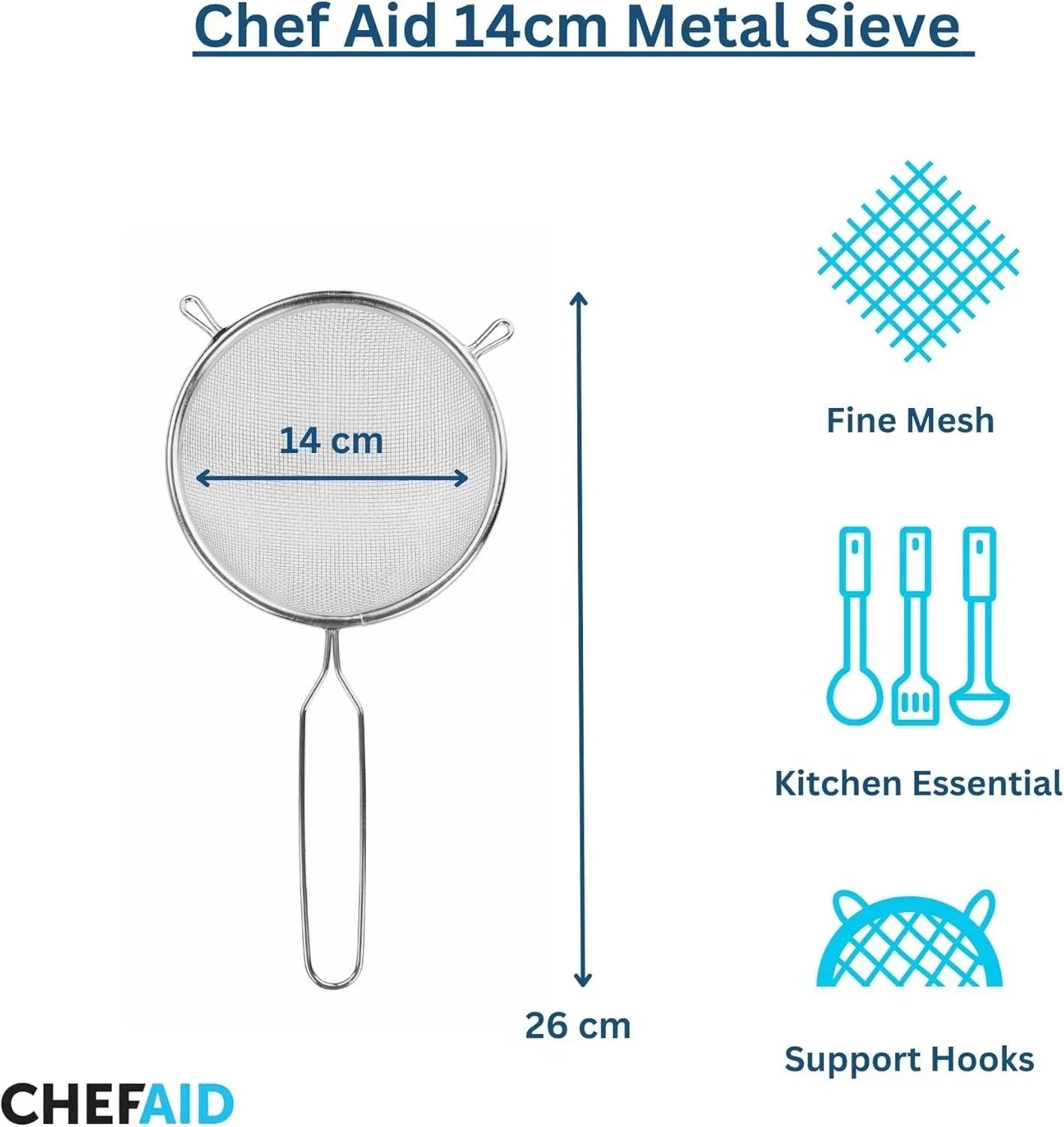 Chef Aid 14cm Sieve - Cloud Nine Stores