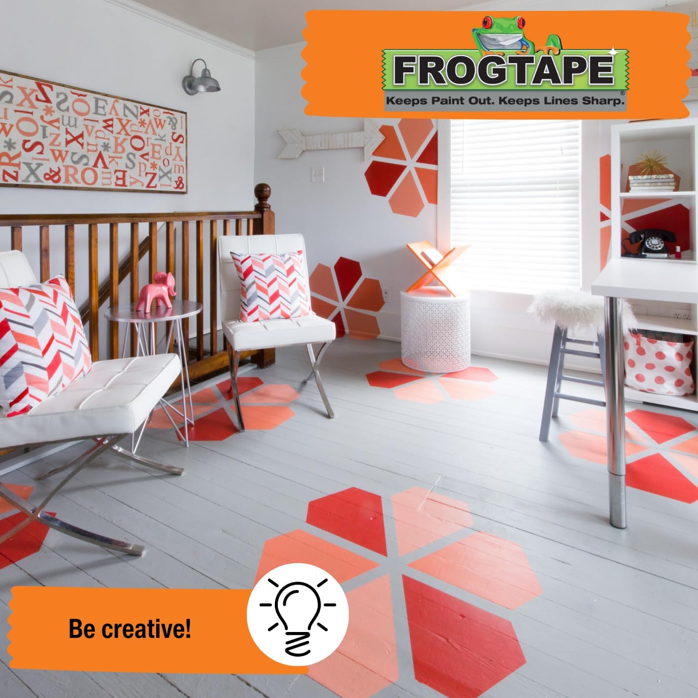 Frog Tape Orange Gloss & Satin Painters Masking Tape 24mm x 41.1m Cloud Nine Stores