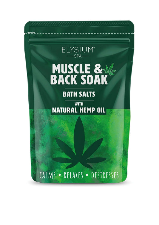 Elysium Spa Muscle & Bath Soak With Hemp Oil - Cloud Nine Stores