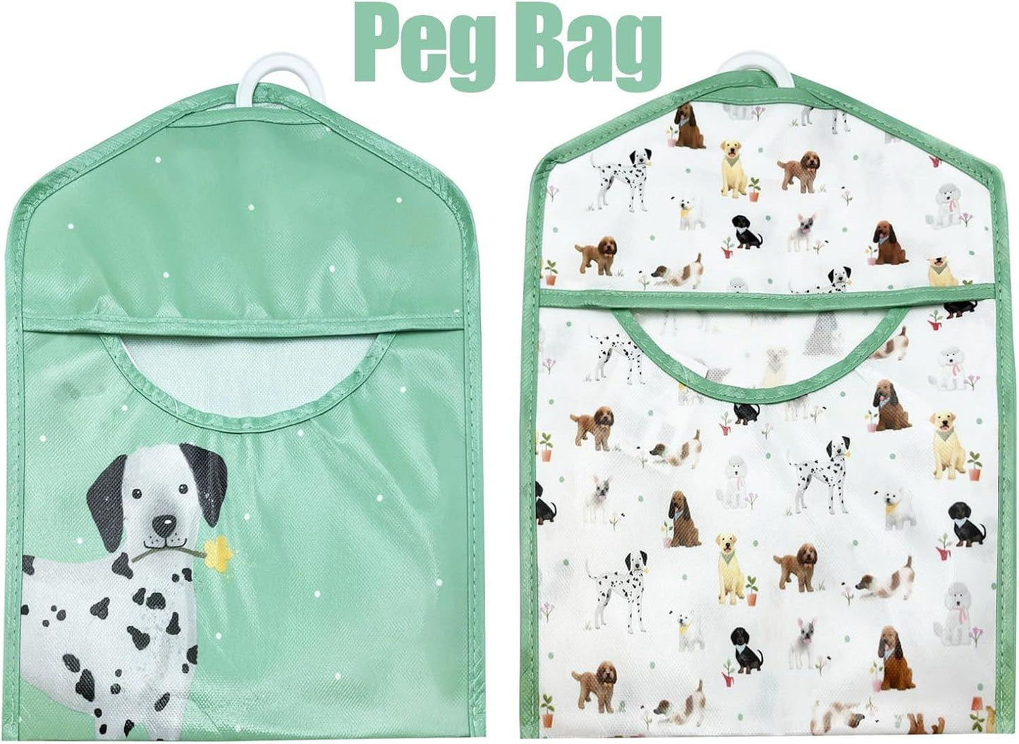 HANGING PEG BAG DOGS 35CM - Cloud Nine Stores