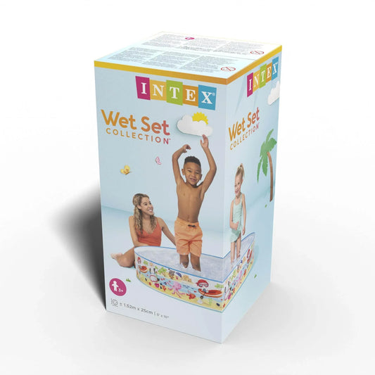Intex Wetset Collection- 4' Snapset Pool Multi-Colour - Cloud Nine Stores