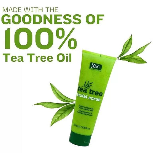 XBC Tea Tree Facial Scrub 250 ML - Cloud Nine Stores
