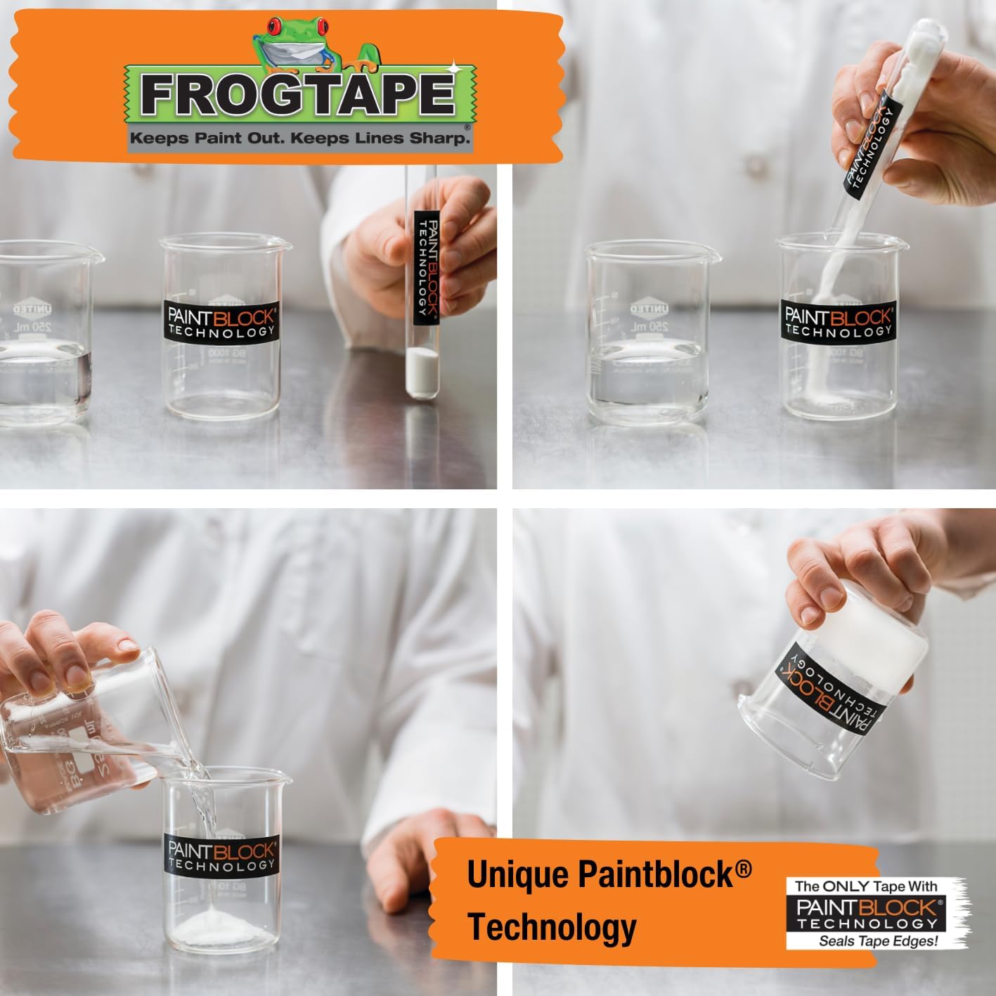 Frog Tape Orange Gloss & Satin Painters Masking Tape 24mm x 41.1m