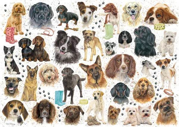 Bree Merryn - Dog Montage - 1000 Piece Jigsaw Puzzle - Cloud Nine Stores