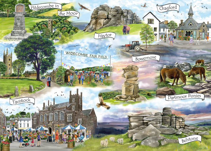 Dartmoor - 1000 Piece Jigsaw Puzzle Cloud Nine Stores