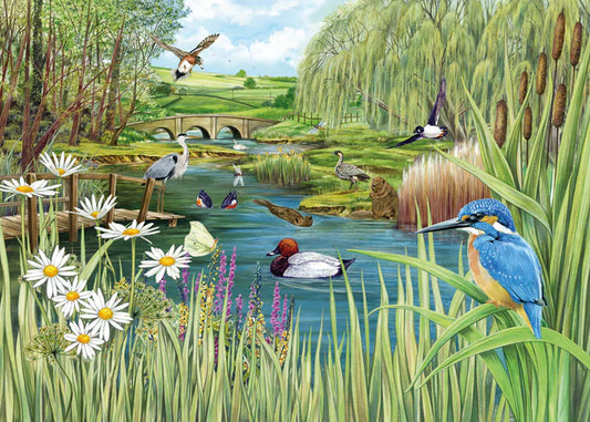 River's Edge - 1000 Piece Jigsaw Puzzle