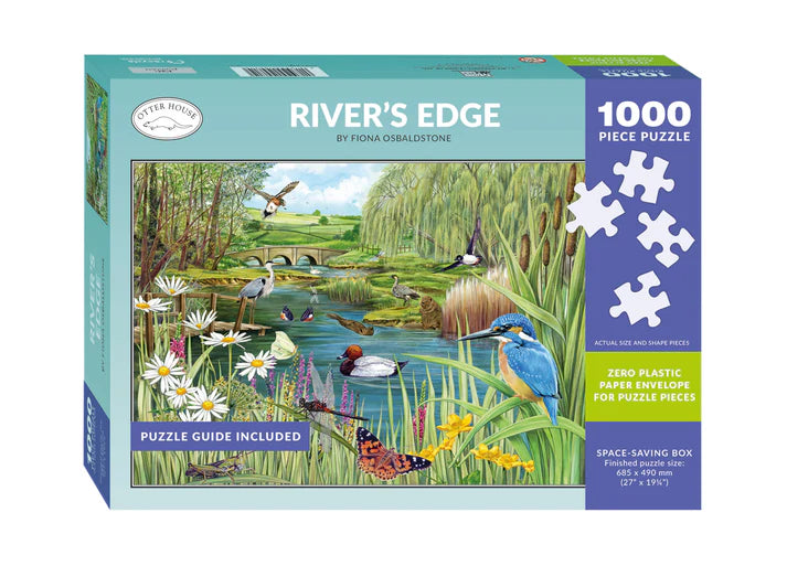 River's Edge - 1000 Piece Jigsaw Puzzle Cloud Nine Stores