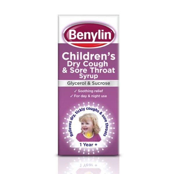 2 x BENYLIN CHILD 125ML DRY COUGH BLACKCURRANT Cloud Nine Stores