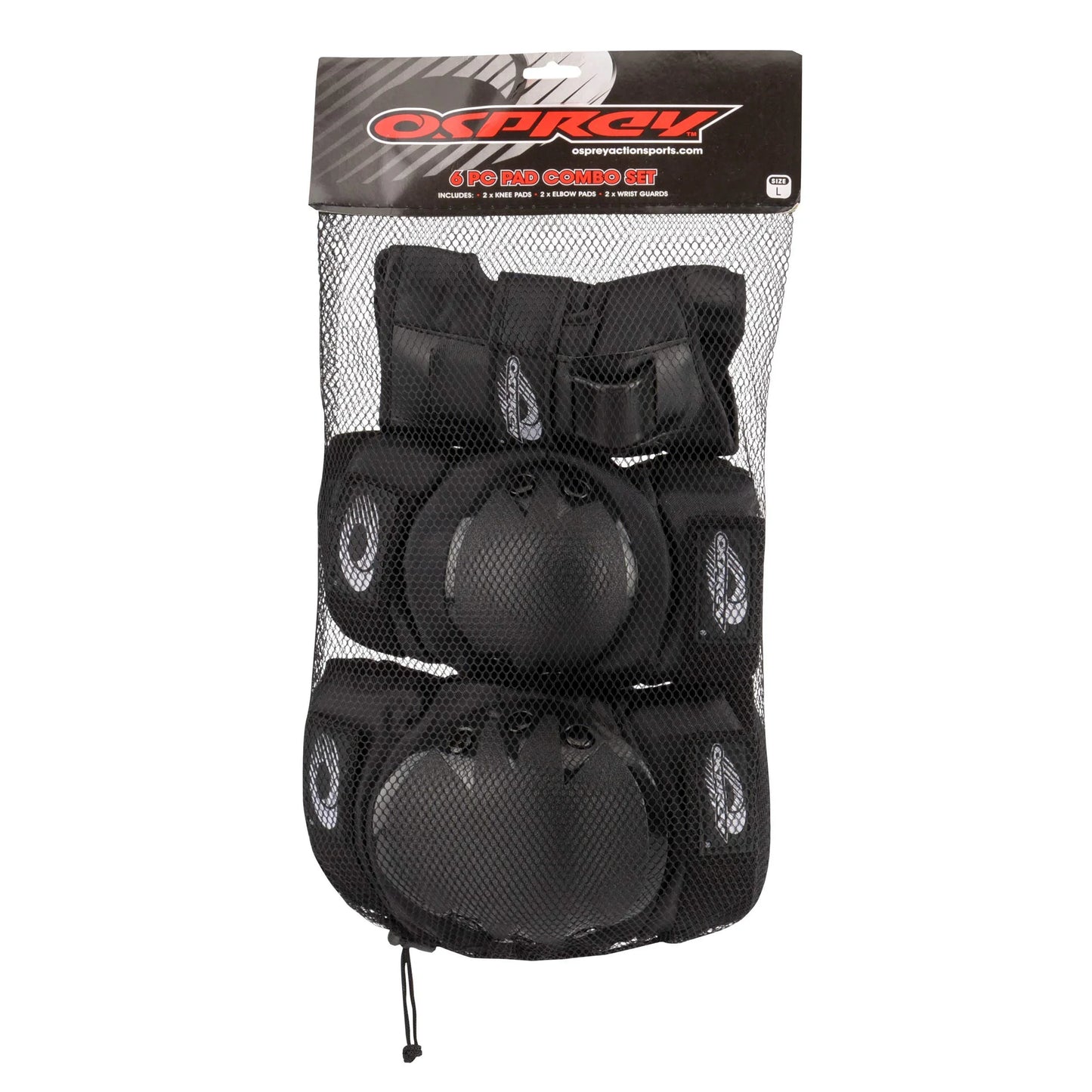 Osprey 6 Piece Pad Set - Black - Cloud Nine Stores